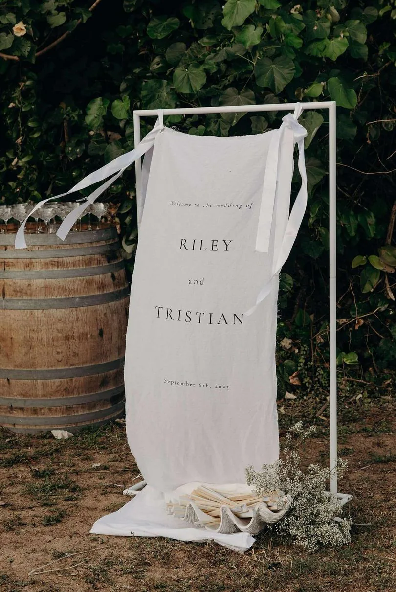 The Perfect Signage - Wedding Decorations & Styling in Portsmith